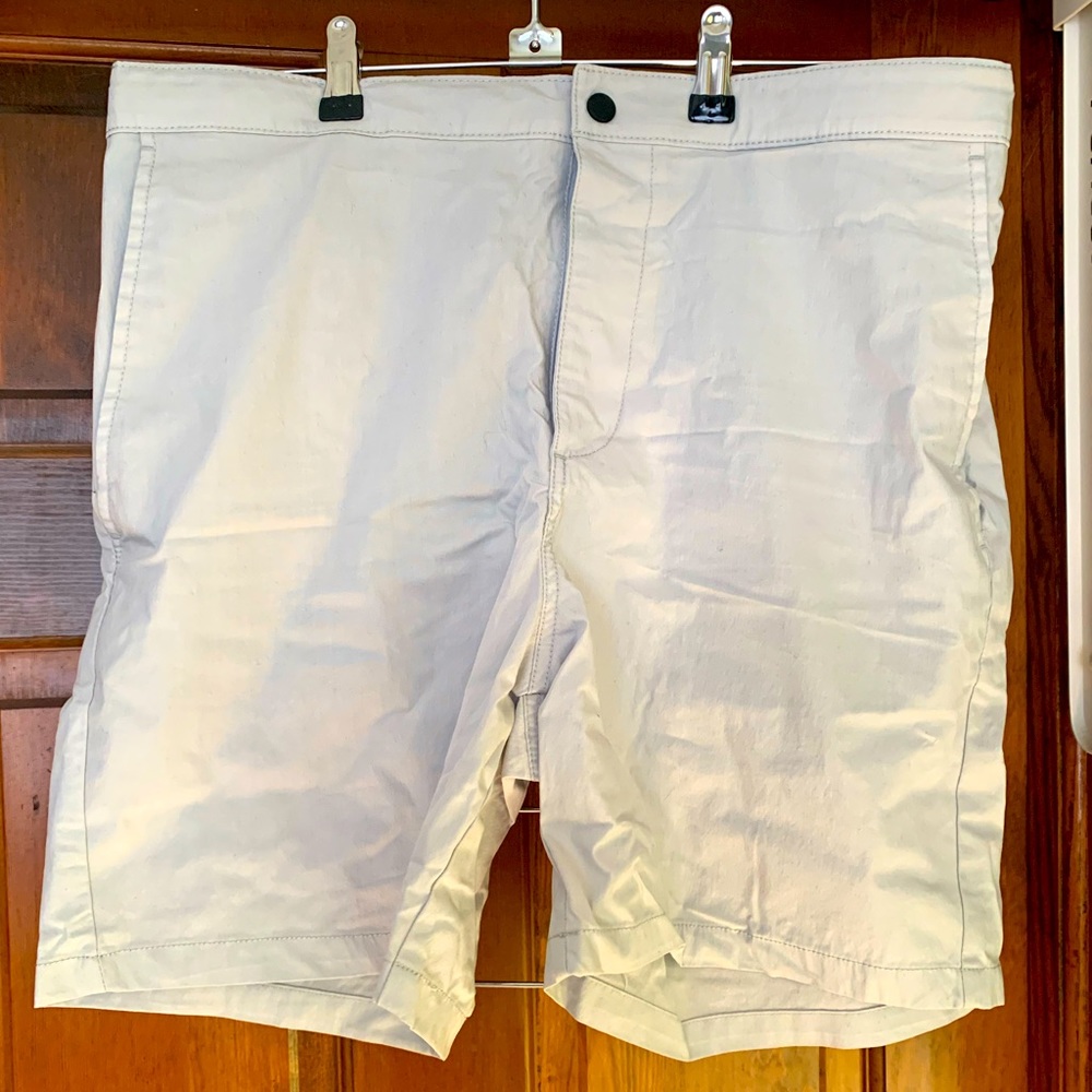 All three shorts are from Old Navy.